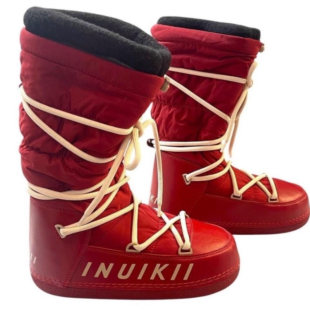 Inuikii Mountain High Snow Boots Red EU 39 NWOT
